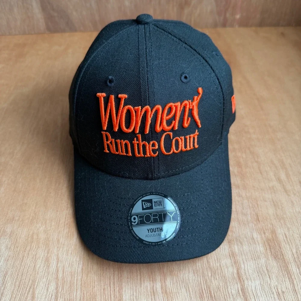 WNBA Women Run the Court Orange Youth Adjustable Hat cap SnapBack streetwear
